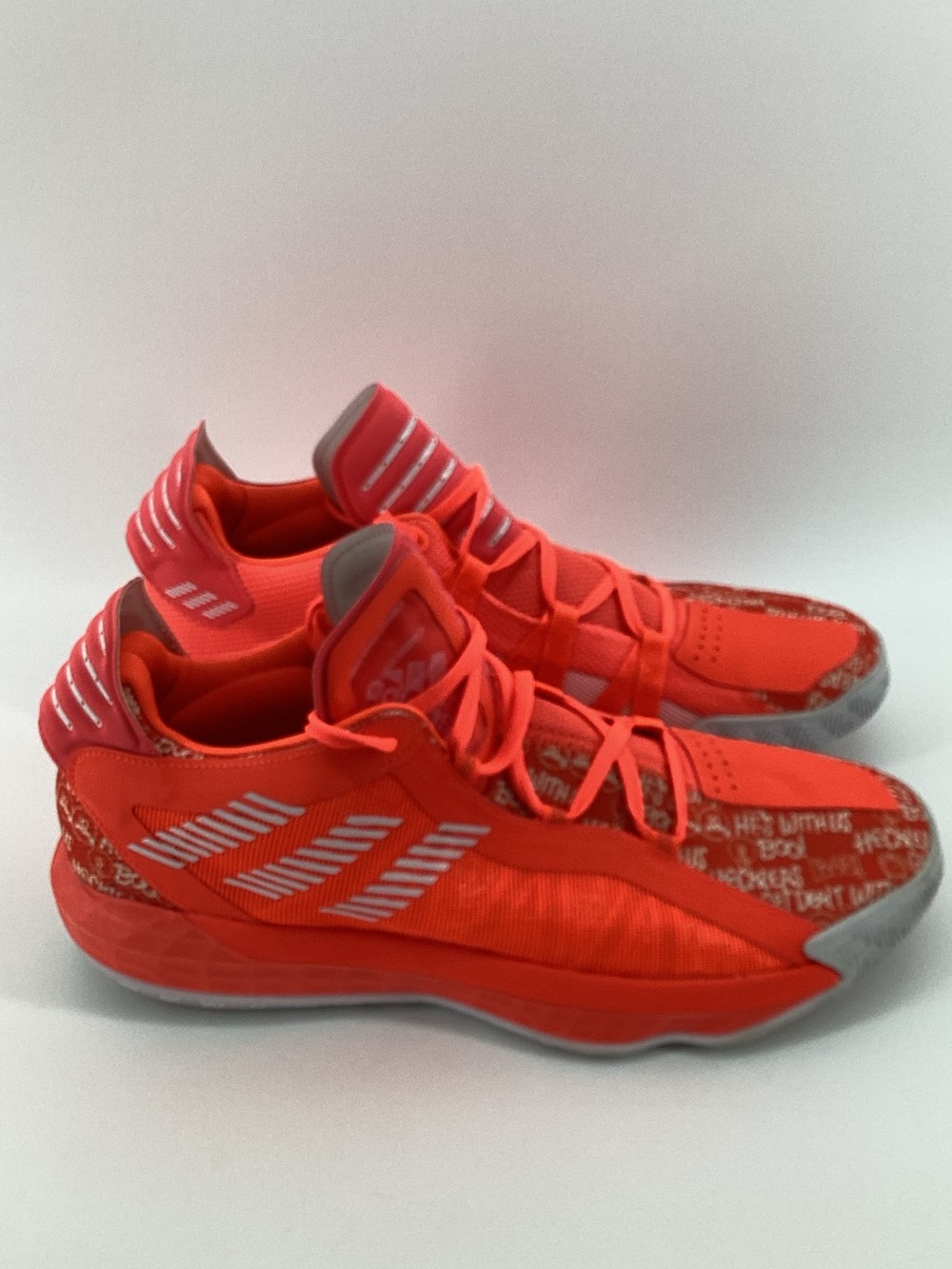 adidas Basketball Shoes with Silver Accents